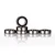 RGT 7x14x4mm Rubber Shielded Ball Bearings 6Pcs R86523