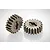 Two RGT 20T metal transmission gears for RC vehicles shown against a white background.