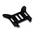 HPI Trophy Buggy/Truggy Black Aluminium Rear Shock Tower 101787