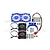 GPM Blue Aluminium Adjustable Motor Heatsink w/ Dual Cooling Fans MAKX018FANA-B