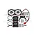 GPM Black Aluminium Adjustable Motor Heatsink w/ Dual Cooling Fans MAKX018FANA-BK