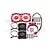 GPM Red Aluminium Adjustable Motor Heatsink w/ Dual Cooling Fans MAKX018FANA-R