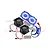 GPM Blue Aluminium Adjustable Motor Heatsink w/ Dual Cooling Fans MAKX018FANB-B