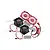 GPM Red Aluminium Adjustable Motor Heatsink w/ Dual Cooling Fans MAKX018FANB-R