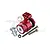 GPM Red Aluminium 15T Servo Horn w/ Servo Saver MAKX015TSH-R