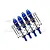 GPM Blue Aluminium Front & Rear Adjustable Shocks Set MAK115135FR-B-S