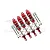 GPM Red Aluminium Front & Rear Adjustable Shocks Set MAK115135FR-R-S