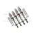 GPM Silver Aluminium Front & Rear Adjustable Shocks Set MAK115135FR-S-S