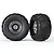 Traxxas 2.2/2.8" Rear Terra Groove Tyres on Chrome Deep-Dish Rims - Glued Wheels 2Pcs 3663X