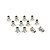 BlackZon 4.8x7.8mm Pivot Balls 12Pcs 540140