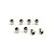 BlackZon 4.8x6.5mm Pivot Balls 8Pcs 540141