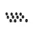 BlackZon 3x3mm Fine Thread Grub Screws 12Pcs 540152