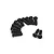 BlackZon 2.6x8mm Coarse Thread Button Head Screws 12Pcs 540153