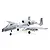 E-Flite RC Plane A-10 Thunderbolt II 1.2m Twin EDF Jet BNF Basic with AS3X and Safe Select Technology EFL011500
