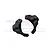 GPM Black Aluminium Rear Hub Carriers 2Pcs DT3022-BK