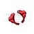 GPM Red Aluminium Rear Hub Carriers 2Pcs DT3022-R