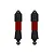 ARRMA Red Aluminium 111mm Shocks 2Pcs ARA330720