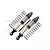 GPM Silver Aluminium 80mm Adjustable F/R Shocks 2Pcs UTB080F/R-S-S-BEBK