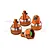 GPM Orange Aluminium Shock Caps 4Pcs TXMDP/CAP-OR