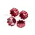 GPM Pro-Line Red Aluminium 8x32 to 17mm Wheel Hex Adapters 4Pcs PL8X32+17/2-R
