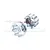GPM Pro-Line Silver Aluminium 8x32 to 17mm Wheel Hex Adapters 2Pcs PL8X32+17-S