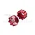 GPM Pro-Line Red Aluminium 8x32 to 17mm Wheel Hex Adapters 2Pcs PL8X32+17-R