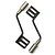 Yeah Racing Silver Steel Exhaust Tail Pipe 2Pcs TRX4-078