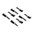 Axial Black 6mm Body Pins w/ Tabs 8Pcs AXI250010