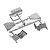 Axial Chrome Monster Truck Motor Details Set AX31355