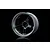 MST 1.9" GT Off-Set Changeable Flat Silver/Silver Black Rims 4Pcs 832110SBK