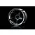 MST 1.9" GT Off-Set Changeable Silver/Silver Black Rims 4Pcs 832109SBK