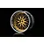 MST 1.9" LM Off-Set Changeable Silver/Gold Rims 4Pcs 832101GD