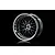 MST 1.9" LM Off-Set Changeable Silver/Silver Black Rims 4Pcs 832101SBK