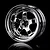 MST 1.9" (+7mm Off-Set) SP1 Silver Rims 4Pcs 102065S