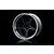 MST 1.9" GT Off-Set Changeable Flat Silver/Flat Black Rims 4Pcs 832110FBK