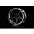 MST 1.9" GT Off-Set Changeable Silver/Flat Black Rims 4Pcs 832109FBK