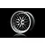 MST 1.9" LM Off-Set Changeable Flat Silver/Silver Rims 4Pcs 832102S