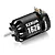 Hobbywing EzRun 1626SD 6500kV sensored brushless motor in black with a silver output shaft, viewed from a front-side angle.