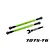 Traxxas Green Aluminium Front Toe Links 2Pcs w/ Wrench 7897G