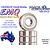 Plaig RC 1/8x3/8x5/32" EMQ Premium Ceramic Hybrid Metal Shielded Bearing 1Pc 657479169099