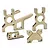 Maverick Gold Aluminium Centre Differential & Motor Mount Set 150283