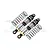 GPM Silver Aluminium 52mm Adjustable Front/Rear Shocks 2Pcs TRX4M052F/R-S-S