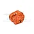 An orange anodized aluminium gearbox case for RC cars by GPM Racing, featuring a 7075 alloy marking.