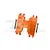 GPM Orange Aluminium Chassis Skid Plate UTB038B-OR