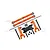 GPM Orange Aluminium Rear Sway Bar Set UTB312-OR