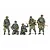 Tamiya 1/35 German Infantry Late WWII Scaled Plastic Model Set 35382