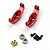 Yeah Racing Red Aluminium Hub Carriers (C-Hubs) 2Pcs TR4M-013RD