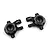 Yeah Racing Black Aluminium Steering Hubs 2Pcs TR4M-014BK