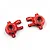 Yeah Racing Red Aluminium Steering Hubs 2Pcs TR4M-014RD