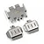 Yeah Racing Stainless Steel Skid Plate Set TR4M-009SV